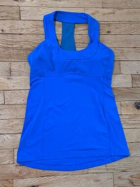 Lululemon Scoop Neck Tank in Beaming Blue - approx. size medium-large